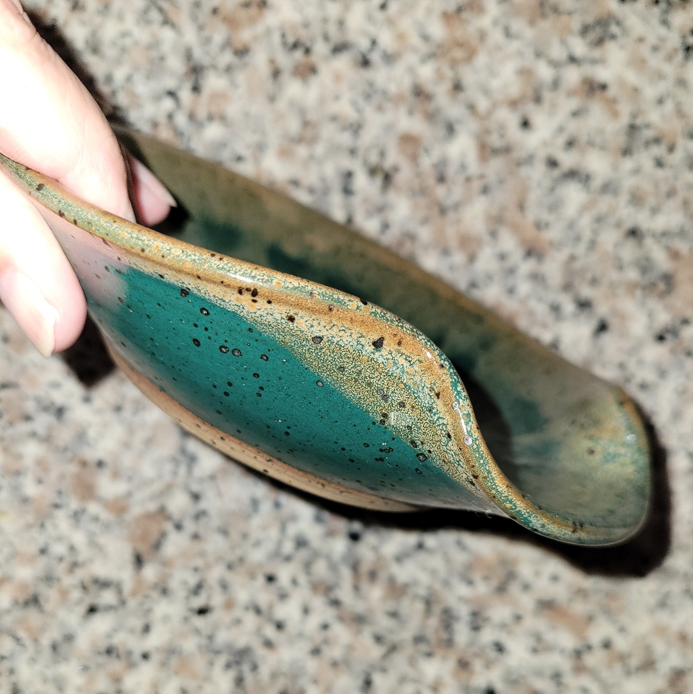Ogle Brothers Pottery Spoon Rest - Picture 3 of 5